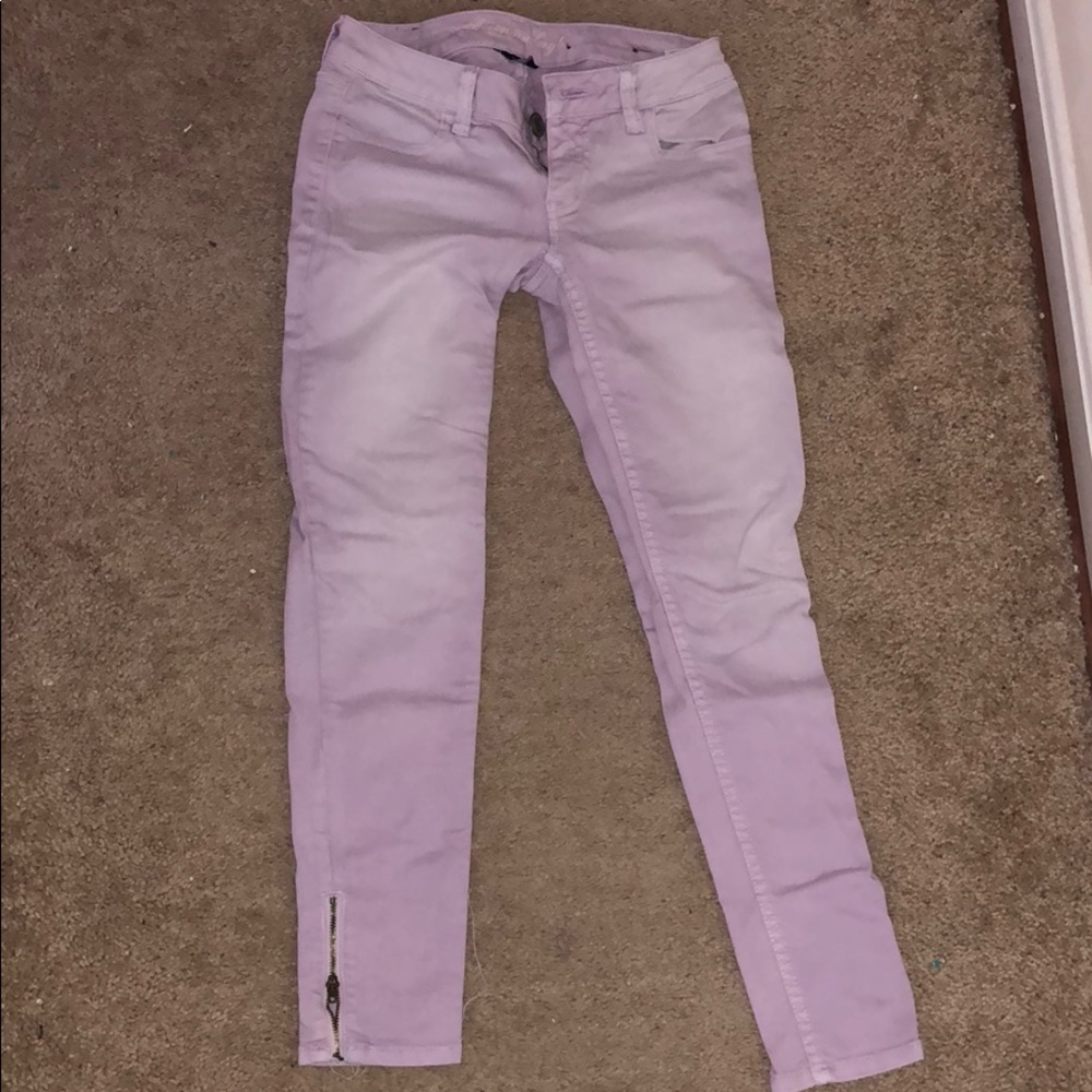 American Eagle Purple Jeans